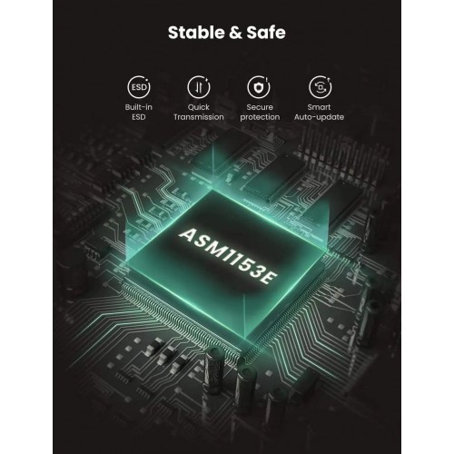 Адаптер UGREEN CM321 USB-C 3.0 на 2.5-дюймовый SATA конвертер 50 см (UGR-70610)