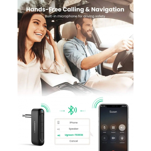 Bluetooth-ресивер UGREEN CM276 Bluetooth 5.0 Приемник Аудио Адаптер