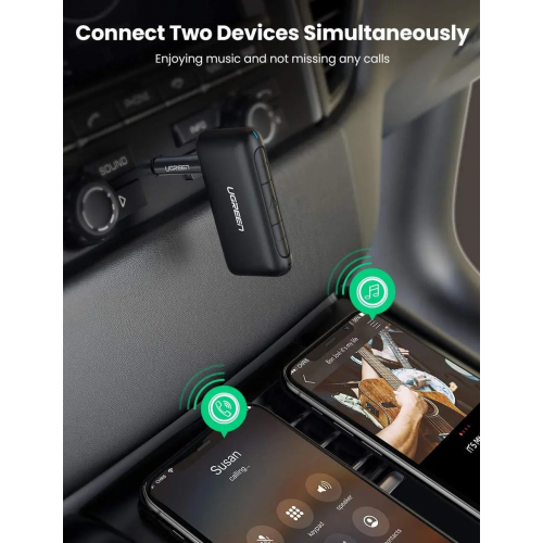 Bluetooth-ресивер UGREEN CM276 Bluetooth 5.0 Приемник Аудио Адаптер