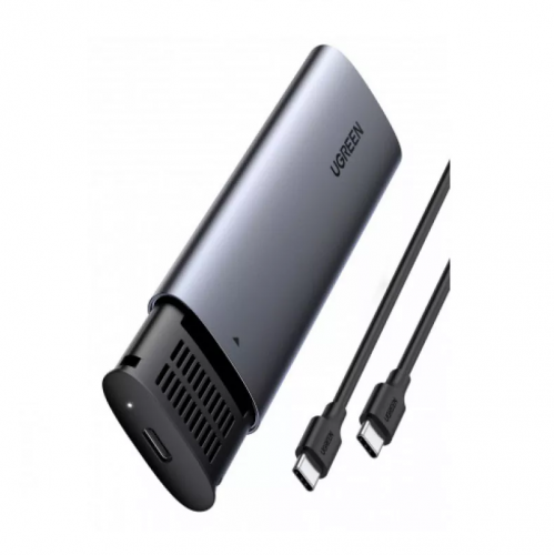 Зовнішня кишеня для накопичувача UGREEN USB-C Female to M.2 M-Key 10G Enclosure C TO C Cable 50cm