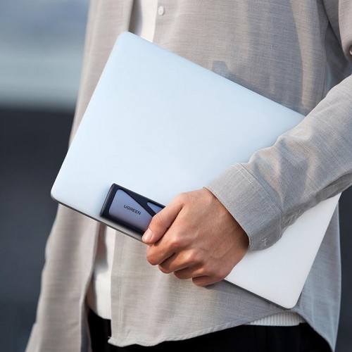 Внешний карман для накопителя UGREEN USB-C Female to M.2 M-Key 10G Enclosure C TO C Cable 50cm