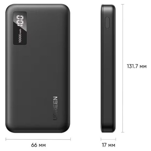 Зовнішній акумулятор UGREEN PB311 10000mAh Mini Quick Charging 20W