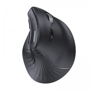 Маніпулятор миша бездротова UGREEN MU008 Multi-mode Vertical Mouse Black
