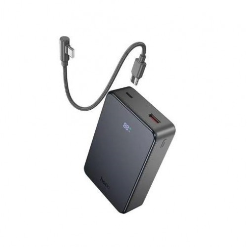 Внешний аккумулятор HOCO J170A Starlight 22.5W+PD20W полностью совместимый power bank с кабелем (20000mAh) Металлический серый