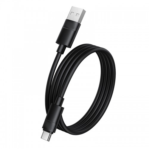 Кабель BOROFONE BX123 Leya silicone charging data cable Type-C Black