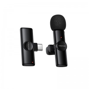 Бездротова мікрофонна система BOROFONE BFK16 Winner (Type-C) Black