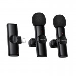 Бездротова мікрофонна система BOROFONE BFK16A Winner dual-mic (Lightning) Black