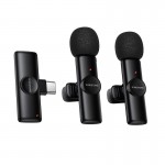 Бездротова мікрофонна система BOROFONE BFK16A Winner dual-mic (Type-C) Black