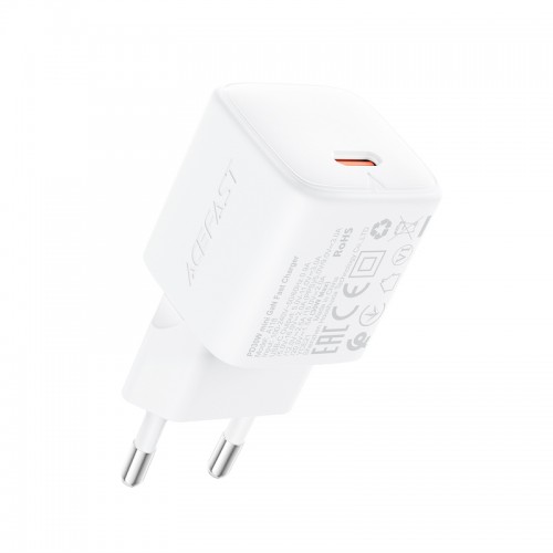 Мережевий зарядний пристрій ACEFAST A118 PD30W mini GaN USB-C fast charger