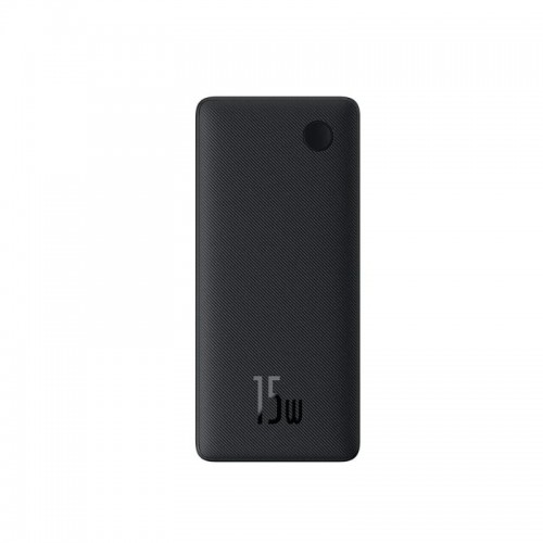 Внешний аккумулятор Baseus Airpow Lite Power Bank 10000mAh 15W Cosmic Black (С простым кабелем USB на Type-C 30 см черный)