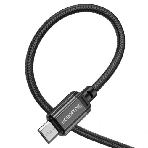 Кабель BOROFONE BX87 Sharp зарядный дата-кабель для Micro черный