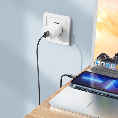 Кабель BOROFONE BX87 USB to iP 2.4A, 1м, нейлон, алюминиевые разъемы, черный