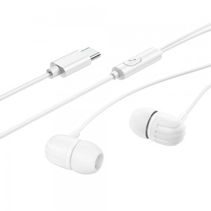 Наушники проводные BOROFONE BM77 (Type-C) White