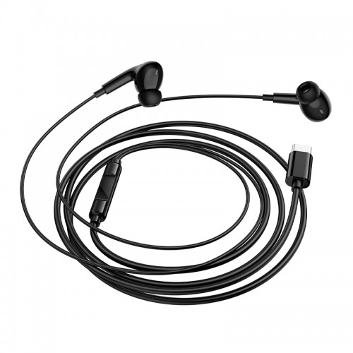 Наушники проводные BOROFONE BM100 Pro (Type-C) Black