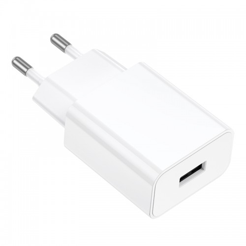 Мережевий зарядний пристрій BOROFONE BA110A Lemi single port charger (EU) White
