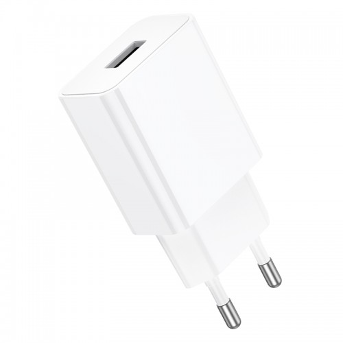 Мережевий зарядний пристрій BOROFONE BA110A Lemi single port charger (EU) White