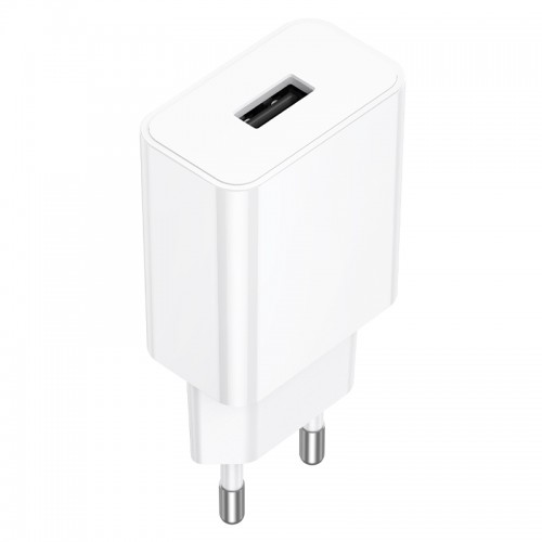 Мережевий зарядний пристрій BOROFONE BA110A Lemi single port charger (EU) White