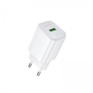 Мережевий зарядний пристрій BOROFONE BAS82A Star single port QC3.0 charger (EU) White