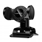 Автотримач для телефона BOROFONE BH142 Support pull clip car holder (center console) Black