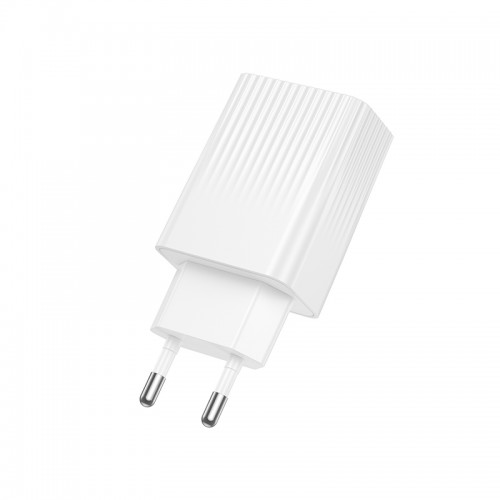 Мережевий зарядний пристрій BOROFONE BAS75A Source single port PD30W charger (EU) White