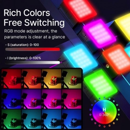 Відеосвітло Ulanzi Vijim Перезаряджуване Міні RGB Світло (UV-B01001 VL49 RGB Pro)