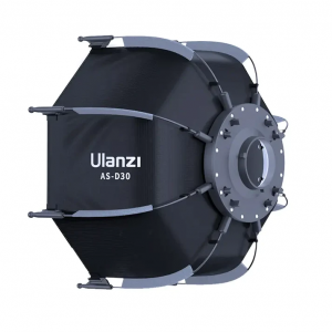 Софтбокс Ulanzi AS-D30 восьмиугольный софтбокс, 30 см, мини-крепление Bowens и решетка (UV-L083GBB1 AS-D30)