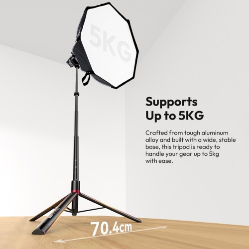 Складная стойка для света Ulanzi AT-05 2M Heavy Duty Foldable Light Stand (48-200 см) черная