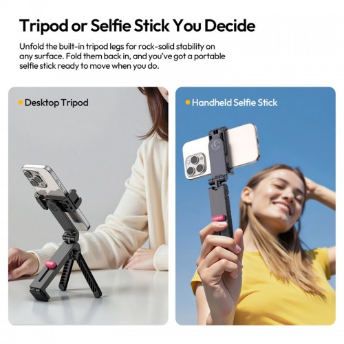 Тримач для телефону штатив Ulanzi MA89 MagLock Phone Holder Tripod Black