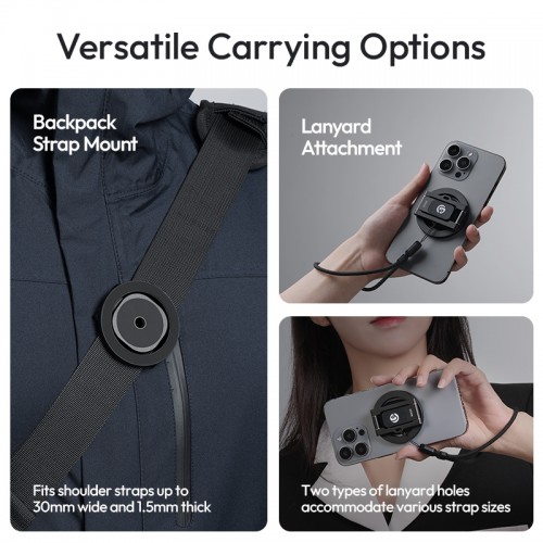 Тримач для телефону Ulanzi MA50 Uka Magnetic Phone Holder Black