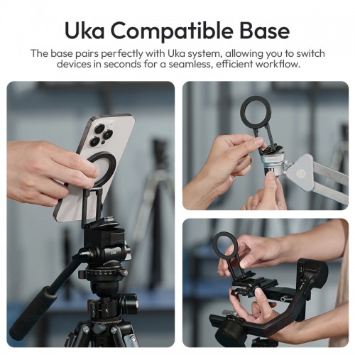 Тримач для телефону Ulanzi MA50 Uka Magnetic Phone Holder Black