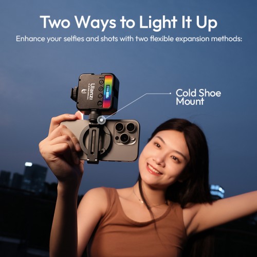 Тримач для телефону Ulanzi MA07 Maglock 1/4 Cold Shoe Phone Mount Black