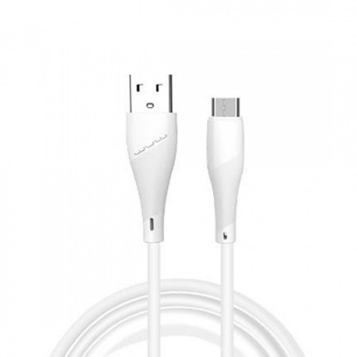 Кабель WUW-X196 USB Micro 2,4A 1м белый