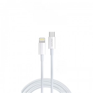 Кабель WUW-X181 Type-C to Lightning PD 20W white