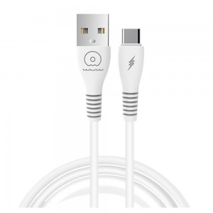 Кабель WUW-X195 USB Type-C 2,4A 1m white