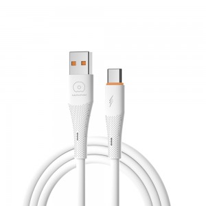 Кабель WUW-X224/TPC USB Type-C 2,4А white