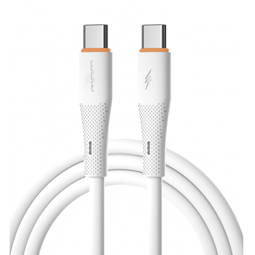 Кабель WUW-X225 Type-C to Type-C PD 65W white