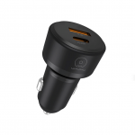 Автомобильное зарядное устройство WUW-C242 PD20W+ QC18W черное