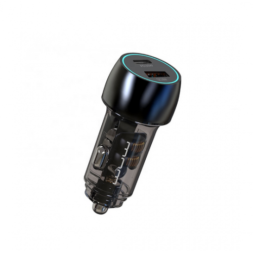 Автомобильное зарядное устройство WUW-T103C PD 30W +QC 3.0 18W черное