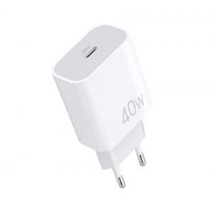Мережевий зарядний пристрій WUW-C280 Type-C PD 40W charger