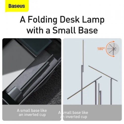 Настольный светильник Baseus Smart Eye Series Charging Folding Reading Desk Lamp (Smart Light) Gray