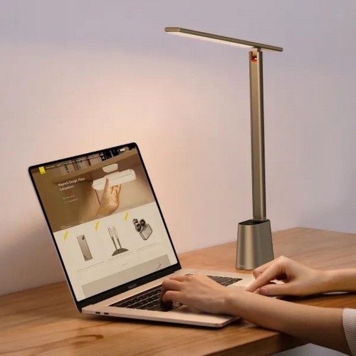 Настольный светильник Baseus Smart Eye Series Charging Folding Reading Desk Lamp (Smart Light) Gray
