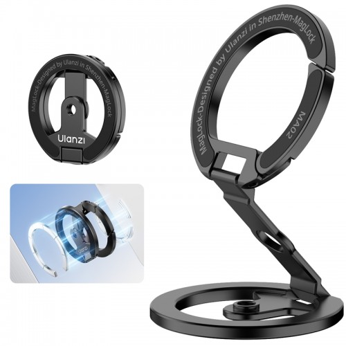 Тримач для телефона Ulanzi MA02 MagLock Dual Magnetic Phone Stand(Black)