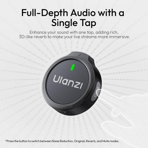 Беспроводная микрофонная система Петличка Ulanzi A21 Wireless Microphone Type-C Black