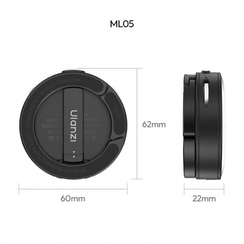 Видеосвет для телефона Ulanzi ML05 MagLock Fill Light (Black)