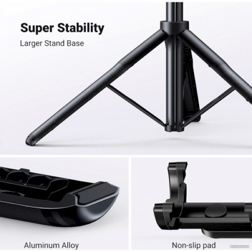 Селфі-штатив трипод UGREEN LP586 Selfie Stick Tripod with Bluetooth Remote Пульт керування (UGR-15062)