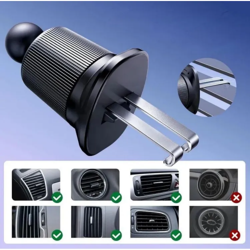Автодержатель для телефона магнитный Ugreen LP923 Air Vent Magnetic Car Phone Mount black