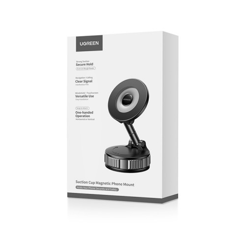Автомобильный держатель для телефона прочный магнитный Ugreen LP970 Suction Cup Magnetic Phone Mount