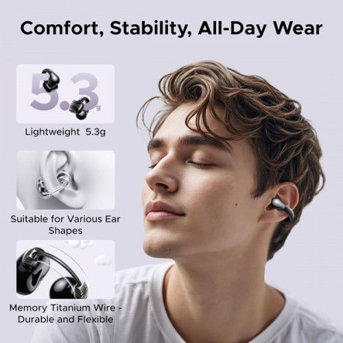 Бездротові Bluetooth навушники TWS Ugreen WS209 HiTune S3 True Wireless, ENC, IPX5, Black