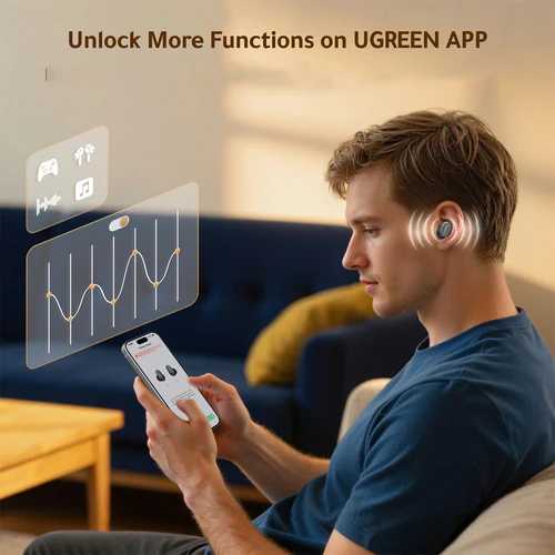 Беспроводные Bluetooth наушники TWS Ugreen WS220 Dots black