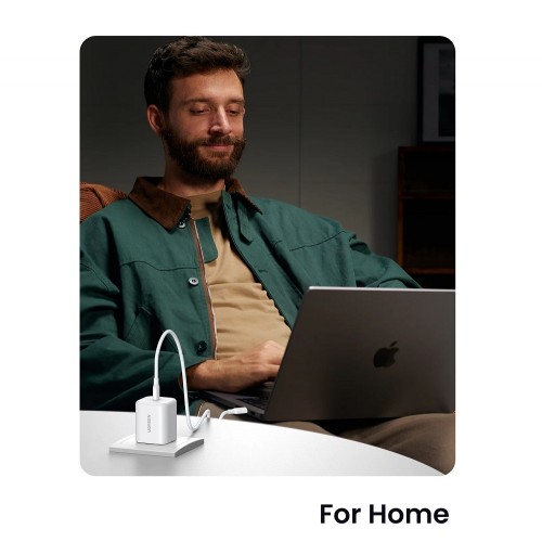 Сетевое зарядное устройство 45W Ugreen X524 USB-C GaN Fast Charger EU white